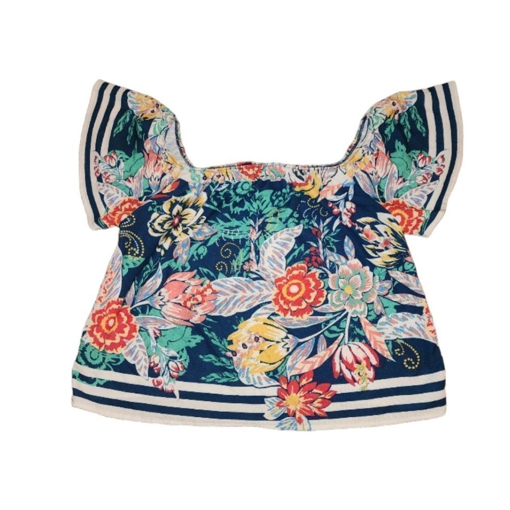 Flying Tomato Tropical Off the Shoulder Top